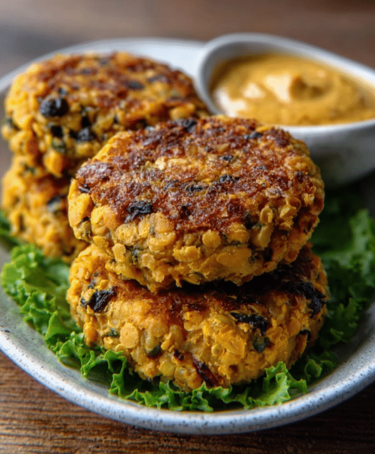 Coconut Curry Lentil Patties