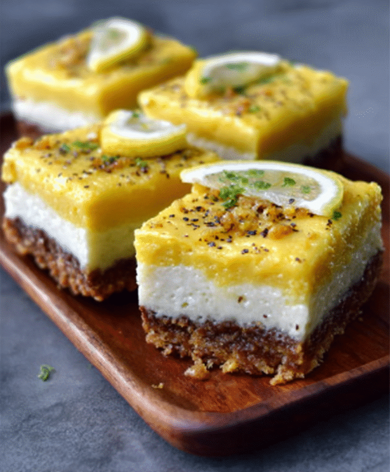 Ginger Turmeric Lemon Bars
