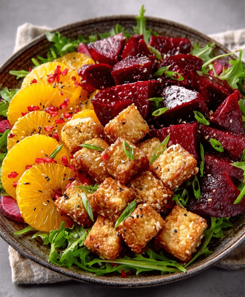 Harissa-Roasted Beet & Orange Salad