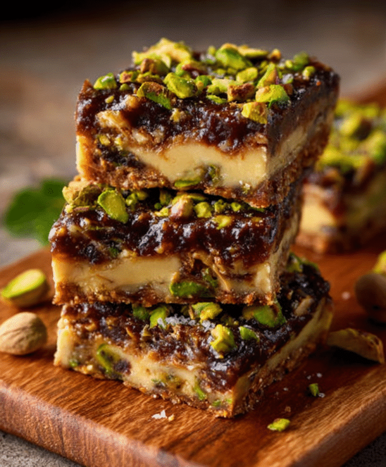 Pistachio Date Energy Bars with Sea Salt
