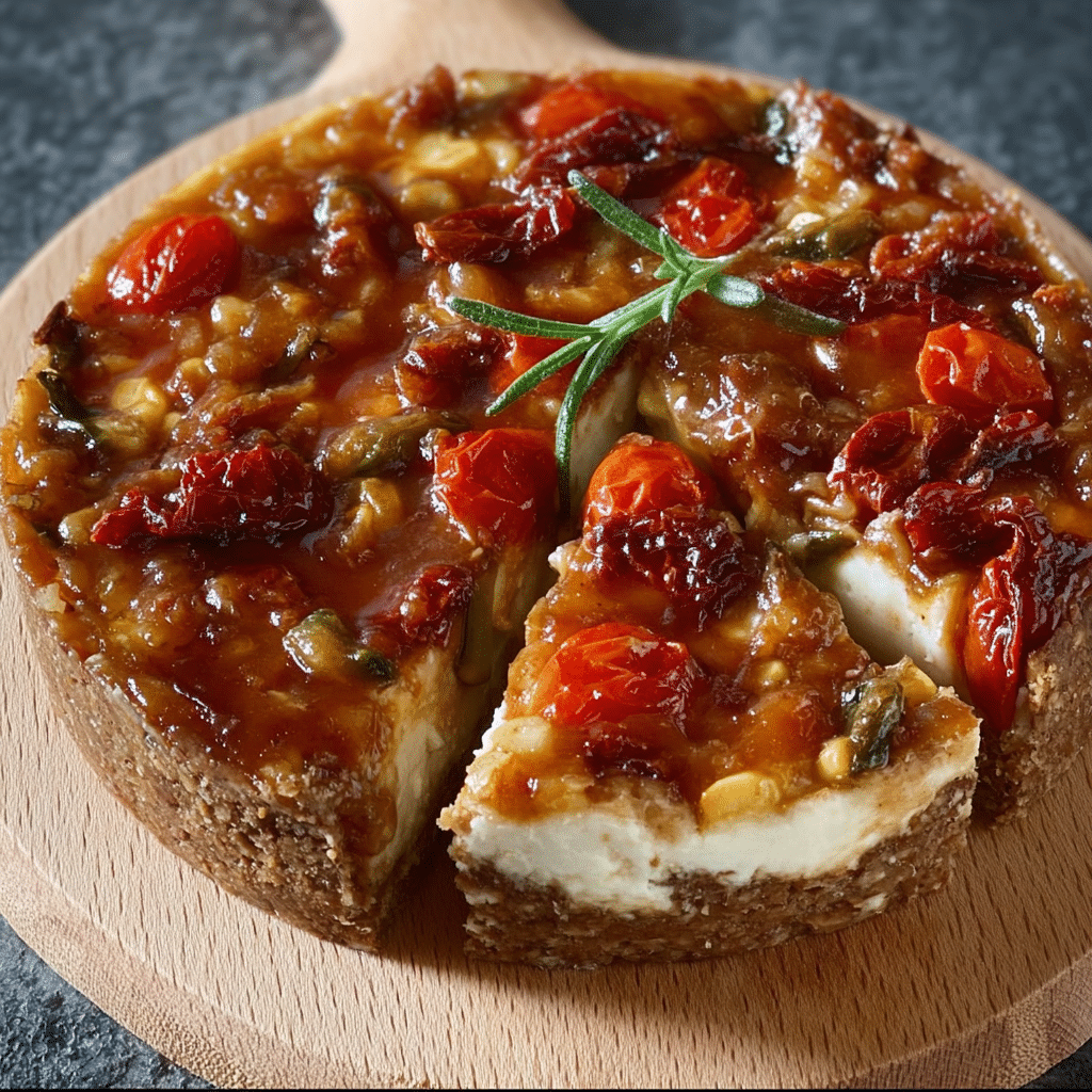 Savory Tart with Sweet Corn and Sun-Dried Tomatoes