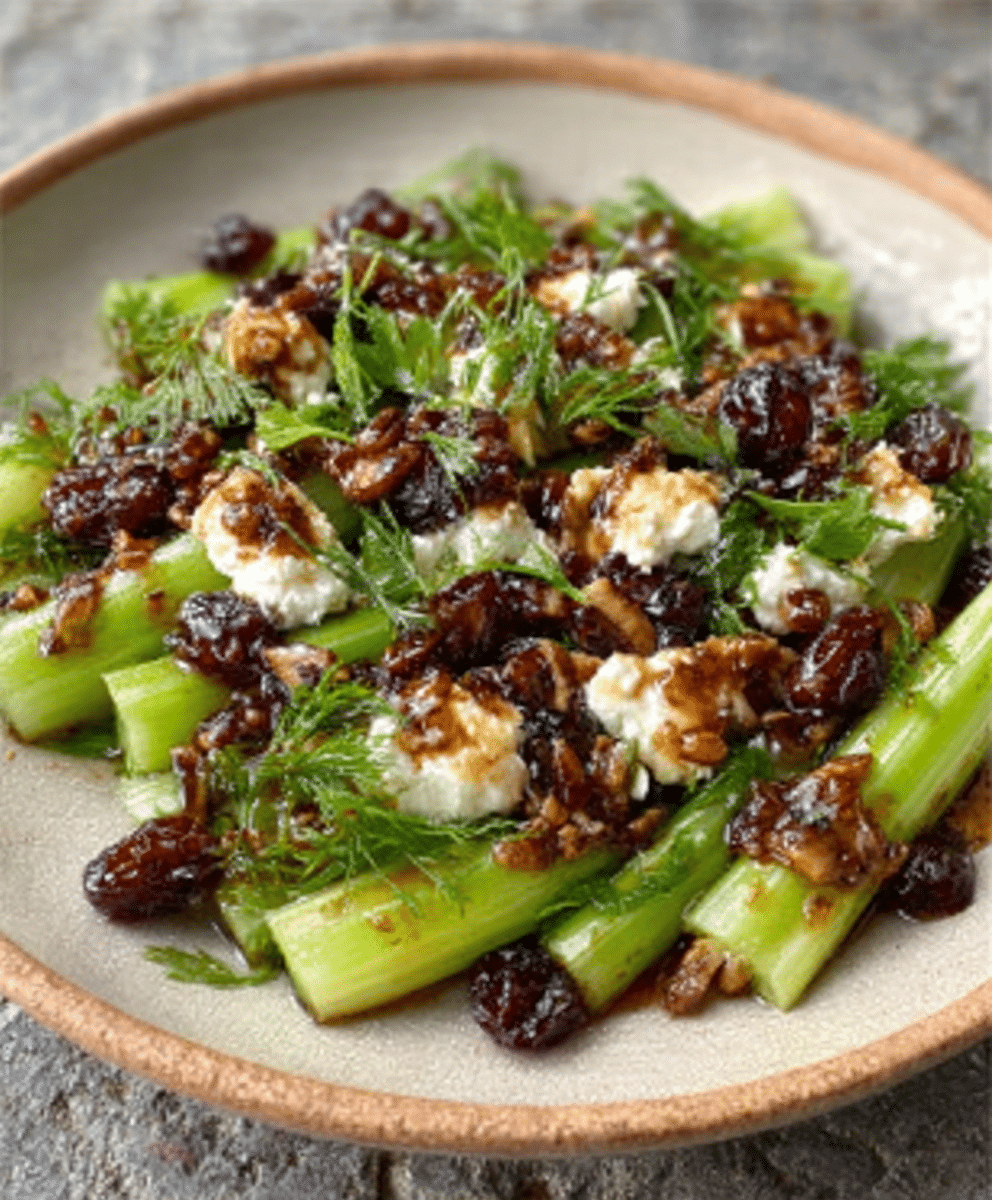 Sweet and Sour Celery Salad