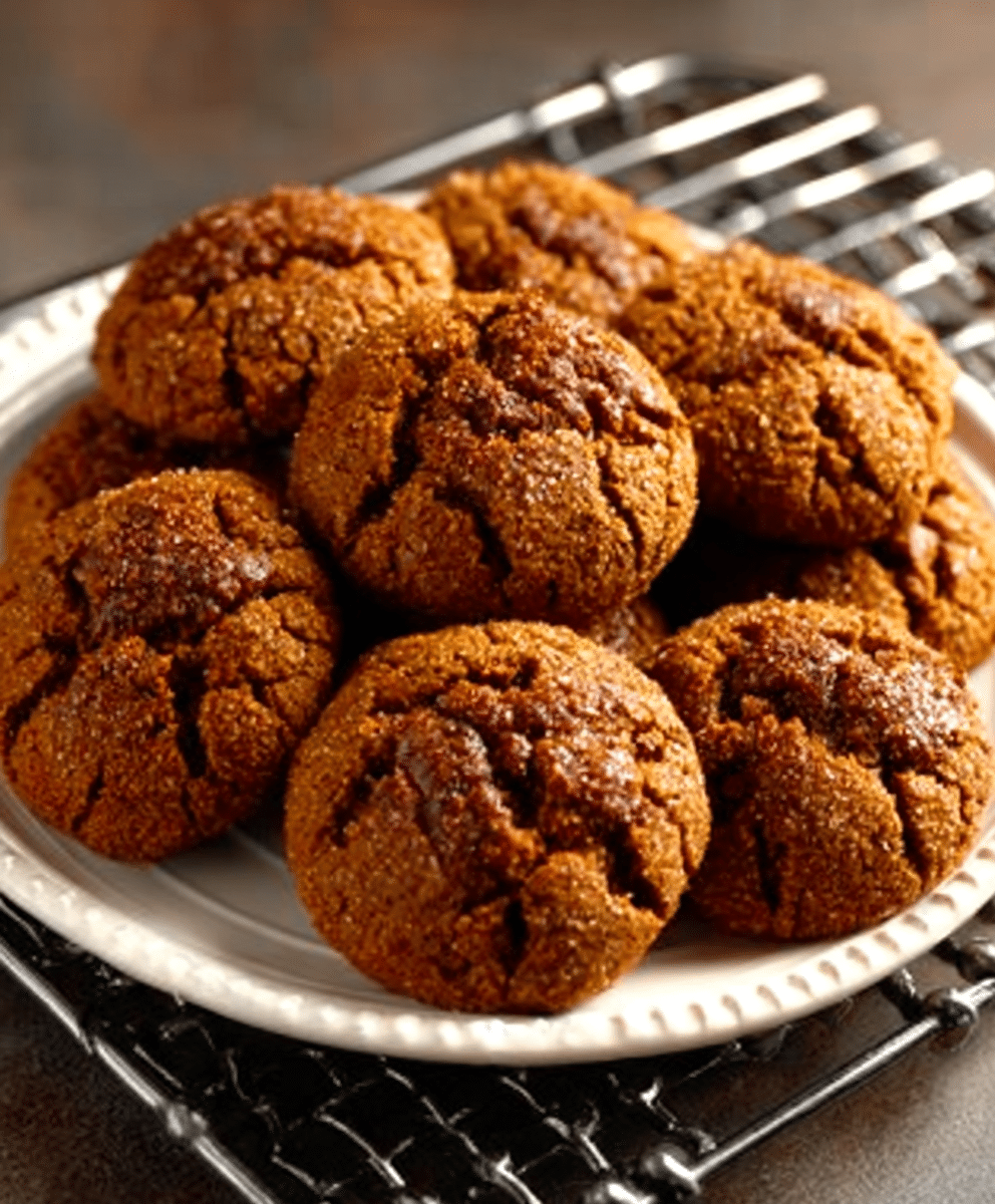 Turmeric Ginger Snap Cookies