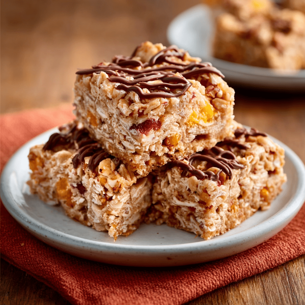 Crispy Cinnamon Ribbon Bars