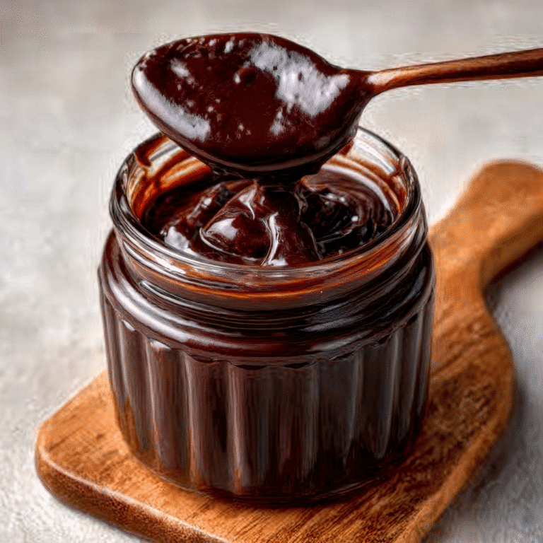 Dark Chocolate Condensed Milk Hot Fudge Sauce
