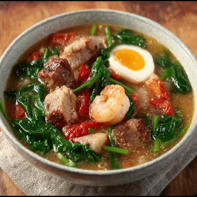 Filipino Sinigang-Style Coconut Soup