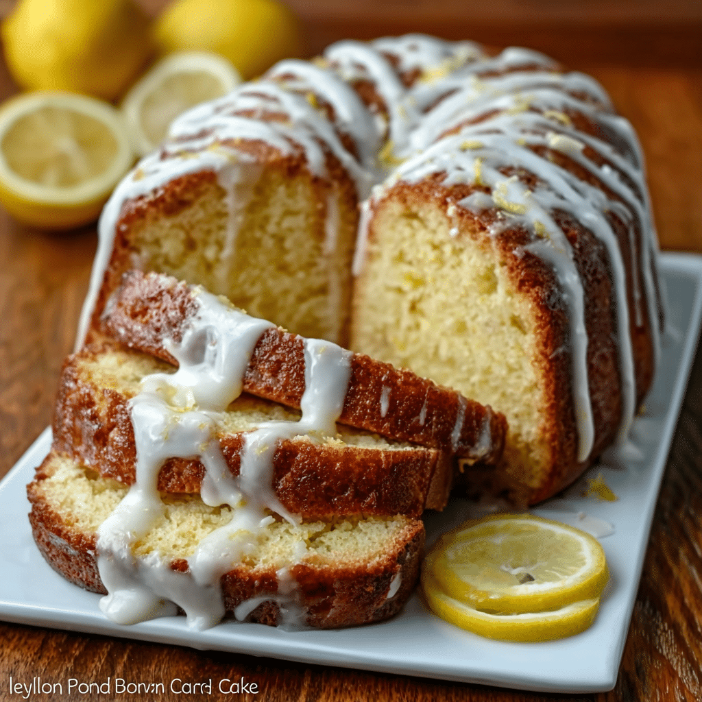 Italian Lemon Pound Cake Recipe