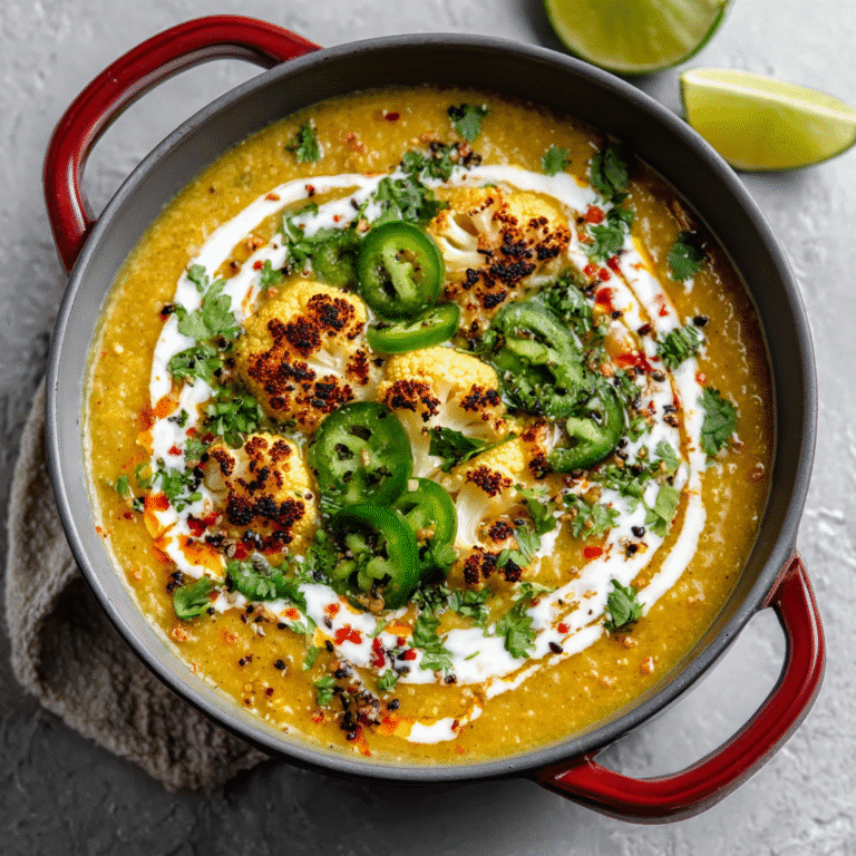Turmeric Coconut Cauliflower Soup