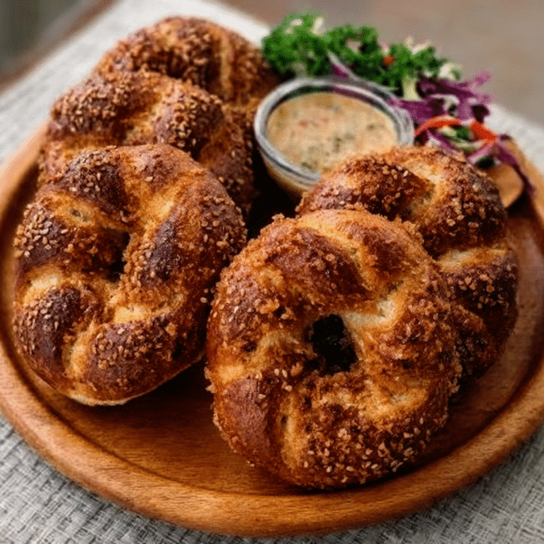 Istanbul Street Simit Sliders with Tahini Sauce