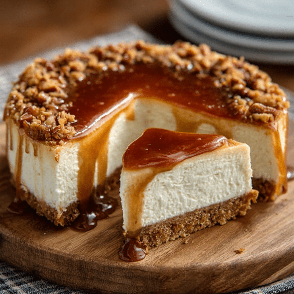 No-Bake Maple Bourbon Cheesecake