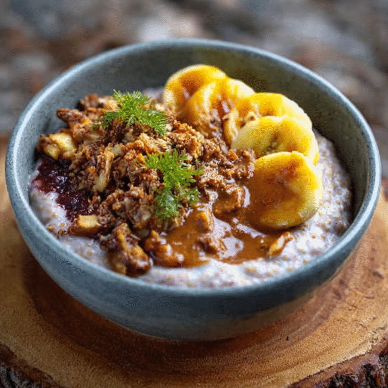 Rwandan Banana & Sorghum Porridge