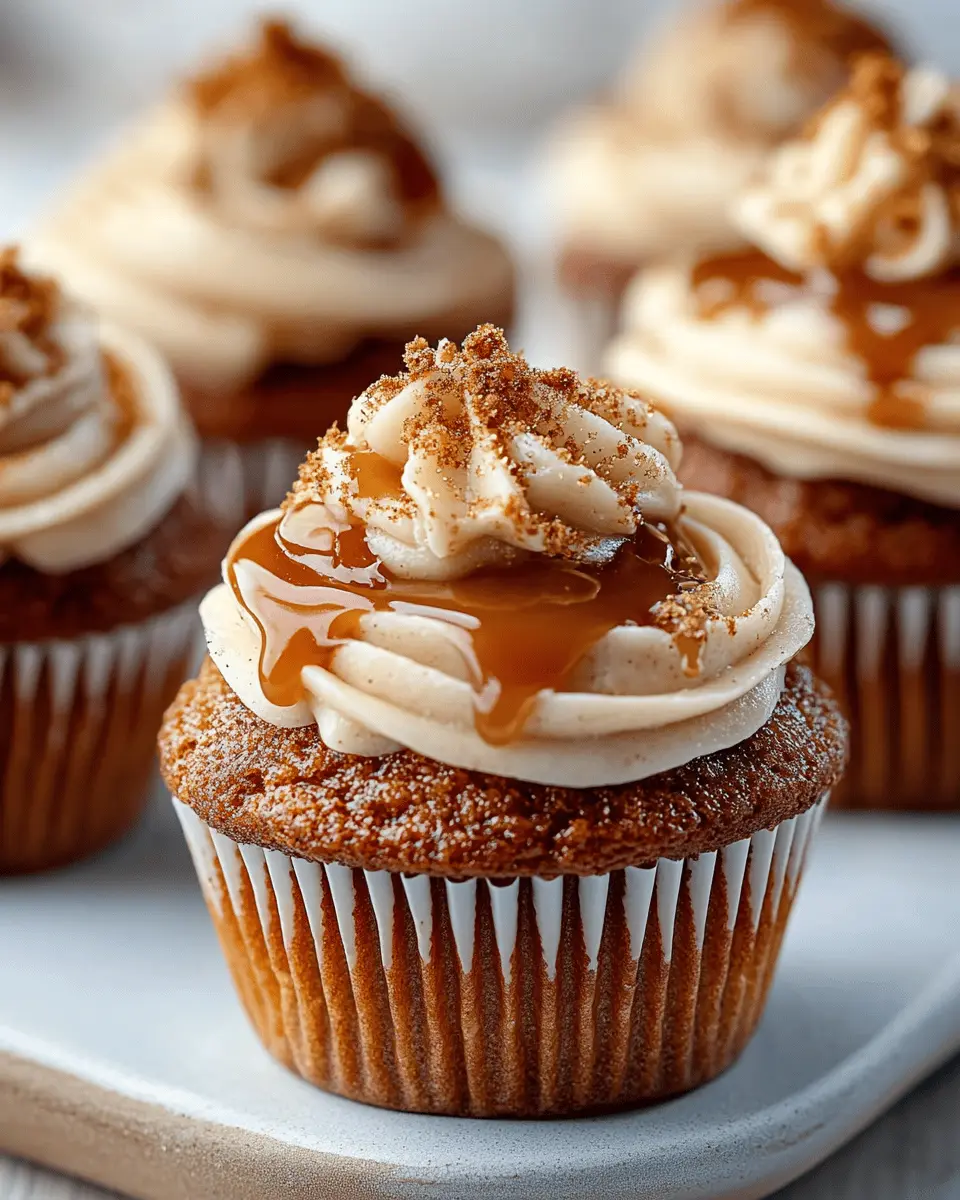 Cinnamon Caramel Cupcakes First Image First Image