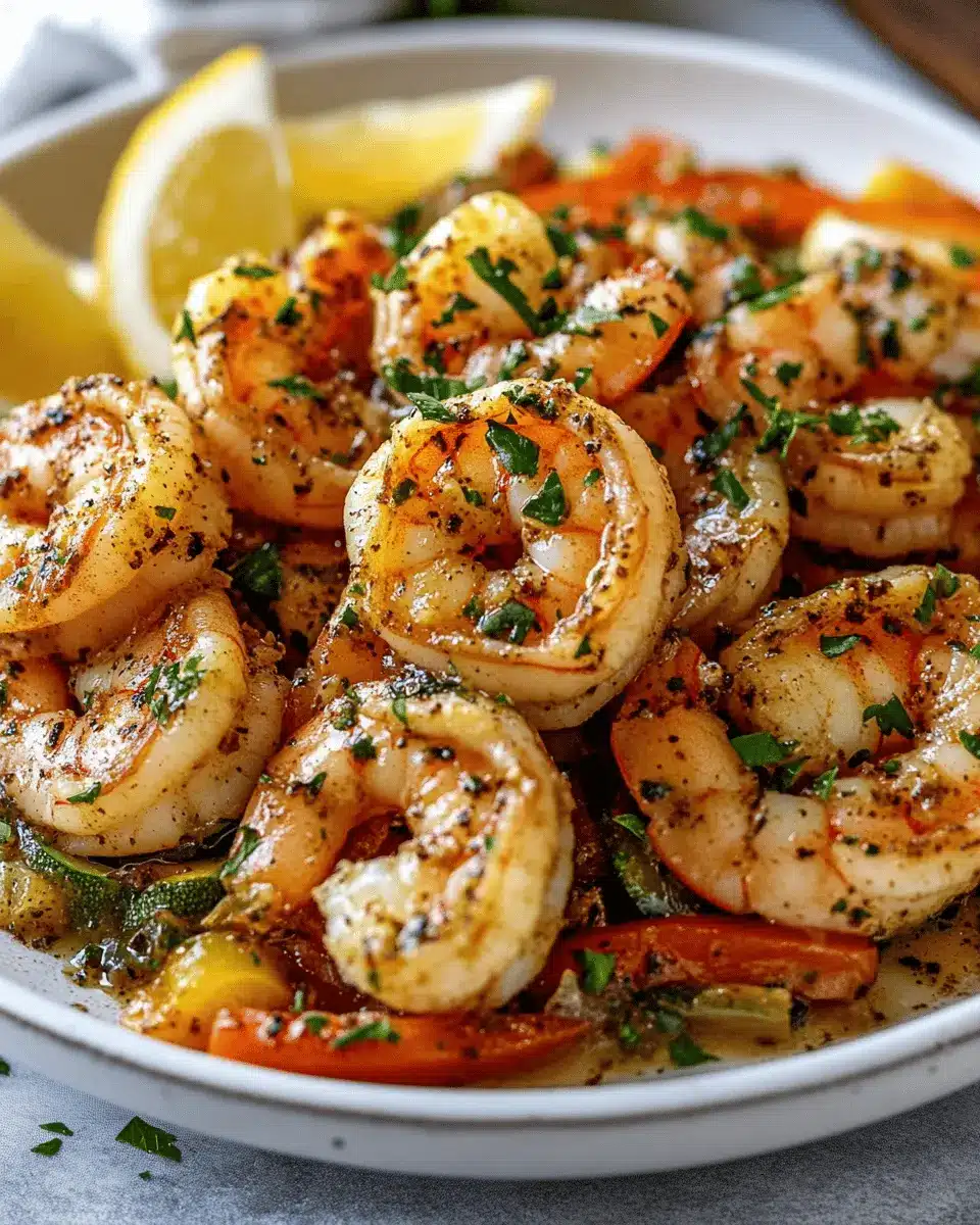 Garlic Butter Shrimp Skillet First Image First Image
