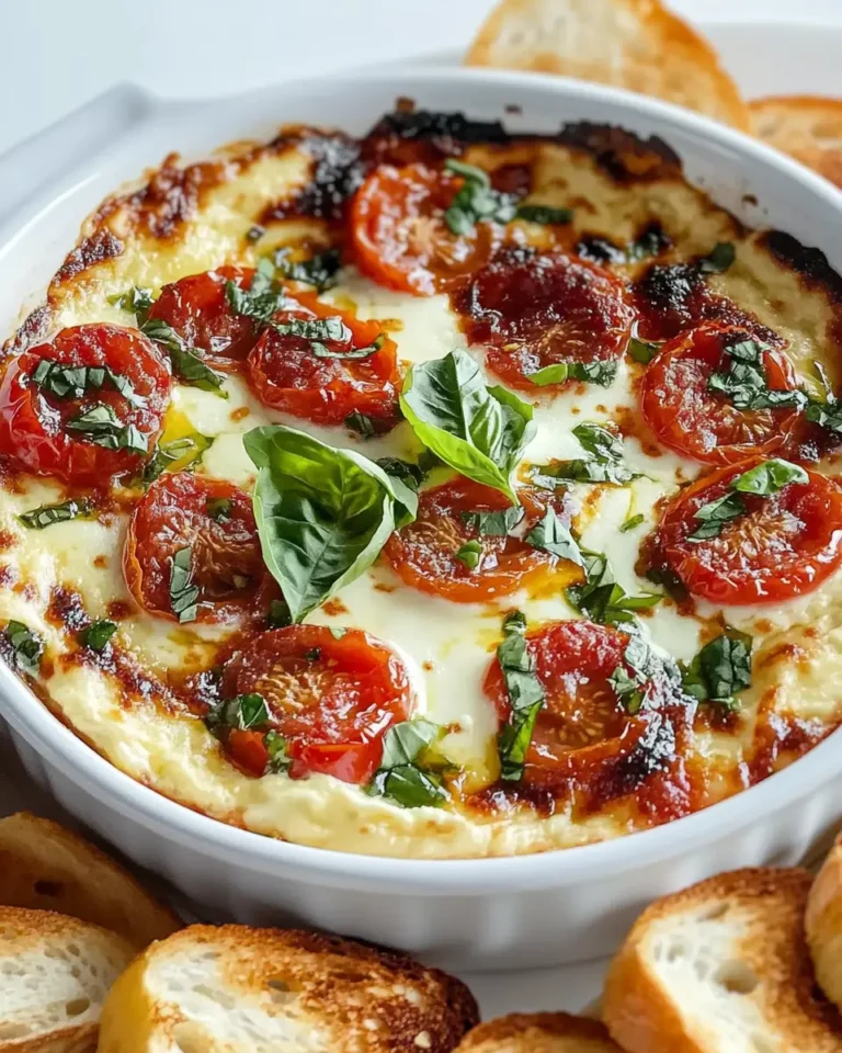 Three-Cheese Tomato Bruschetta Dip First Image First Image