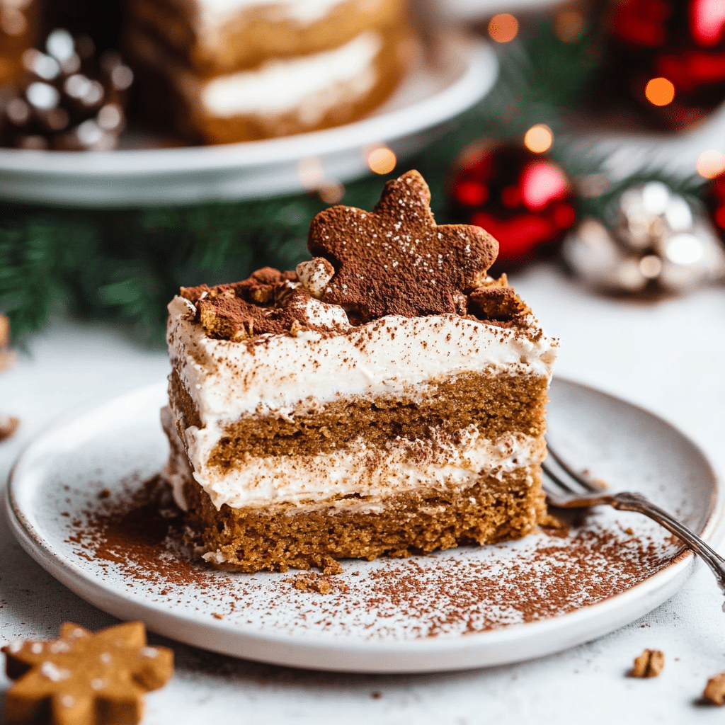 Gingerbread Tiramisu