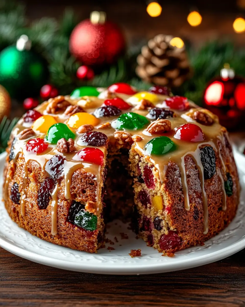Classic Christmas Fruitcake Recipe First Image First Image