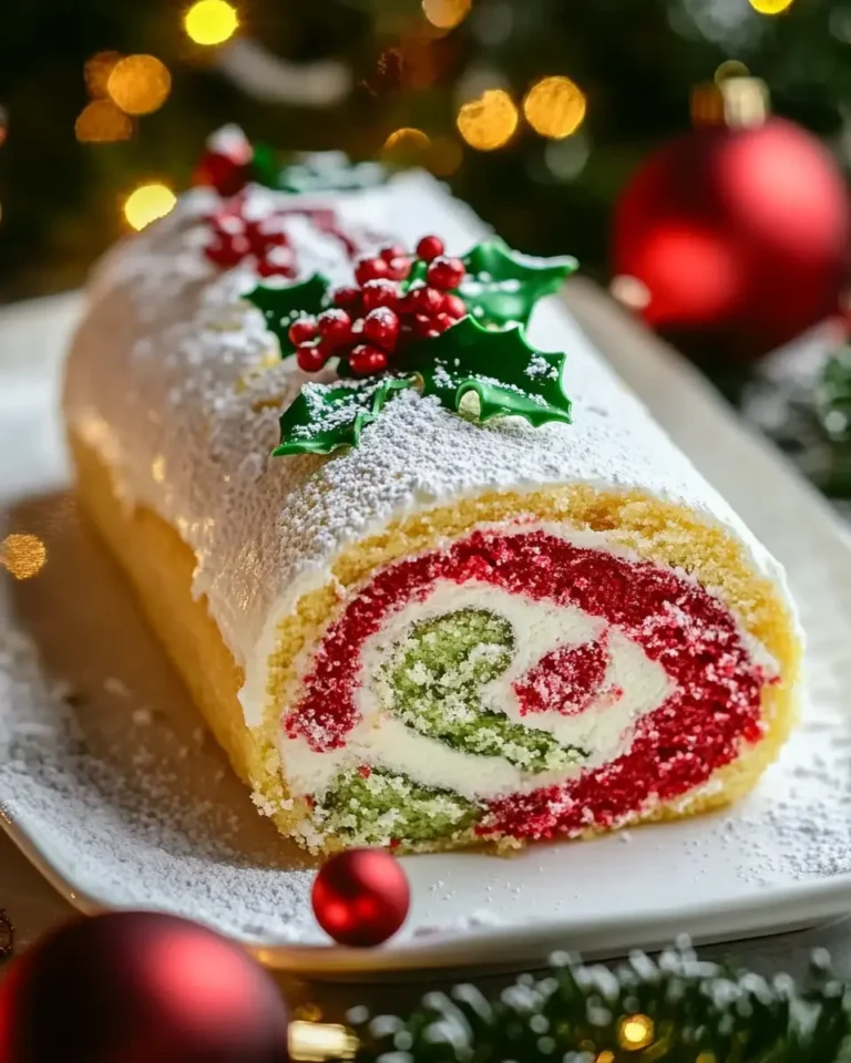 Christmas Roll Cake – A Festive Delight! First Image First Image