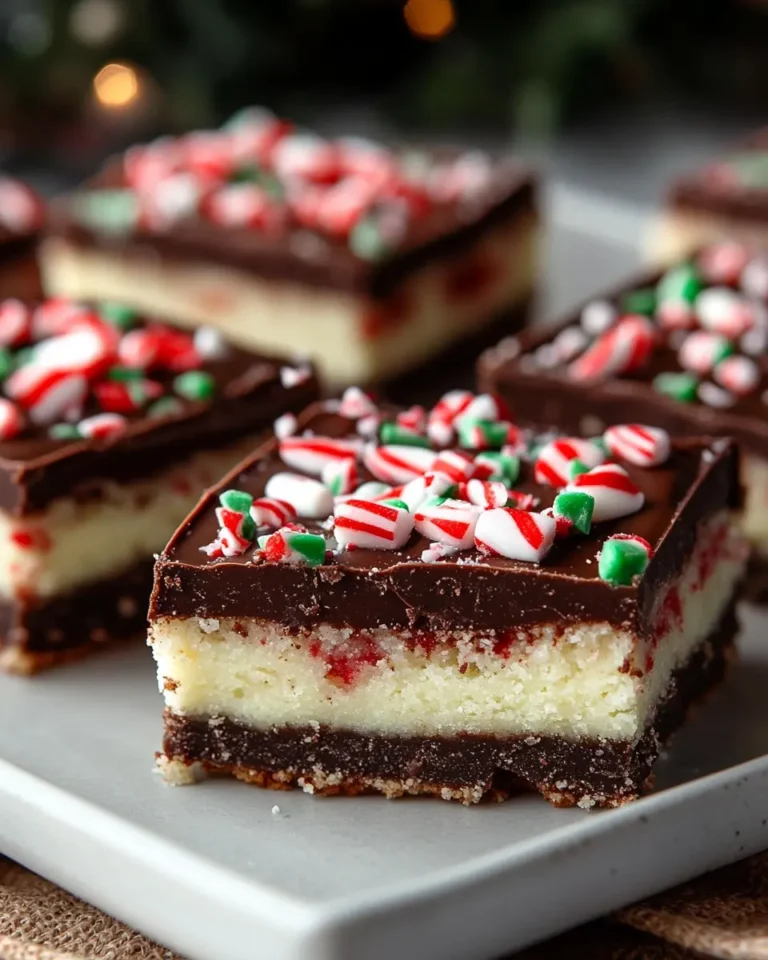 Peppermint Cookie Dough Domino Bars First Image First Image