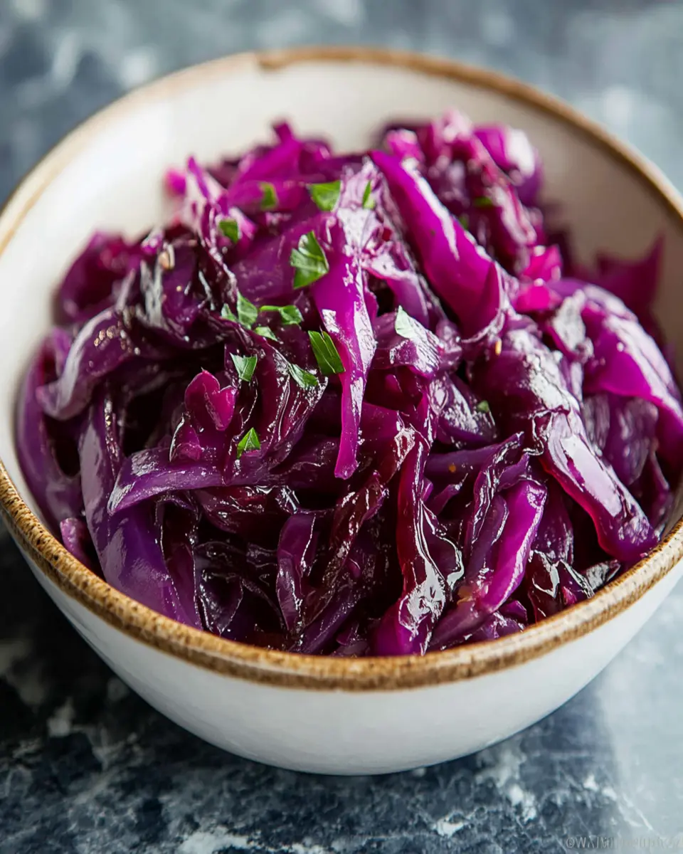 German Red Cabbage First Image First Image