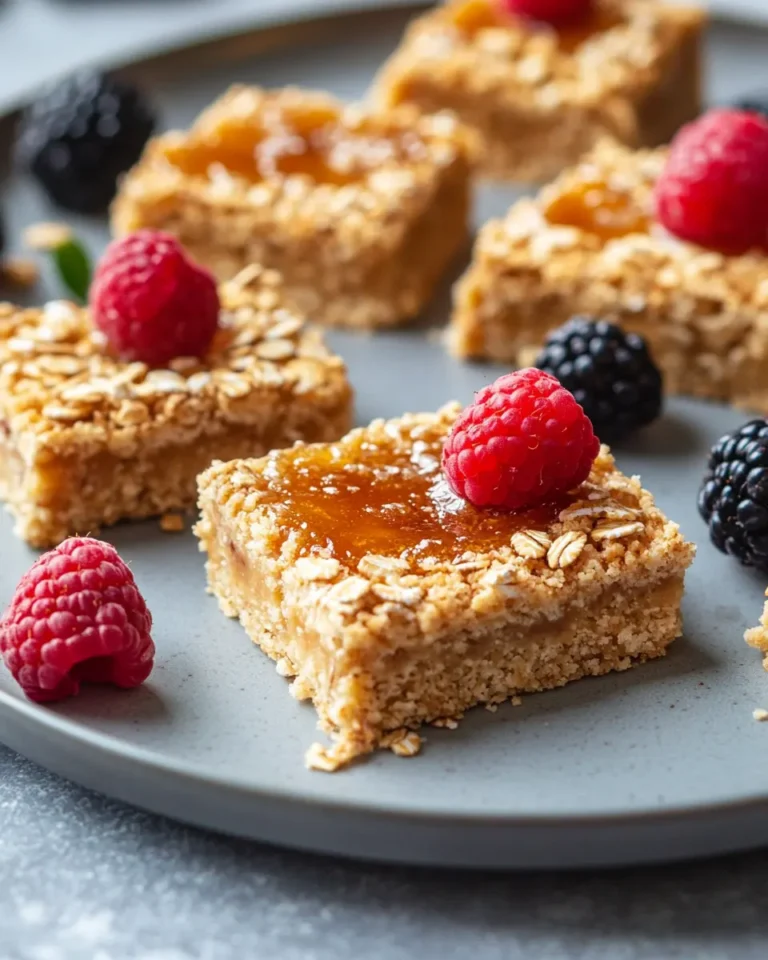No-Bake Oat Crème Brûlée Bars (Vegan & GF) First Image First Image