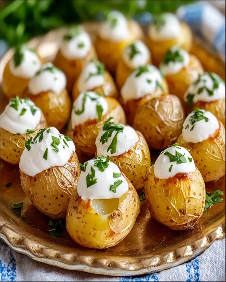 Mini Baked Potatoes First Image First Image