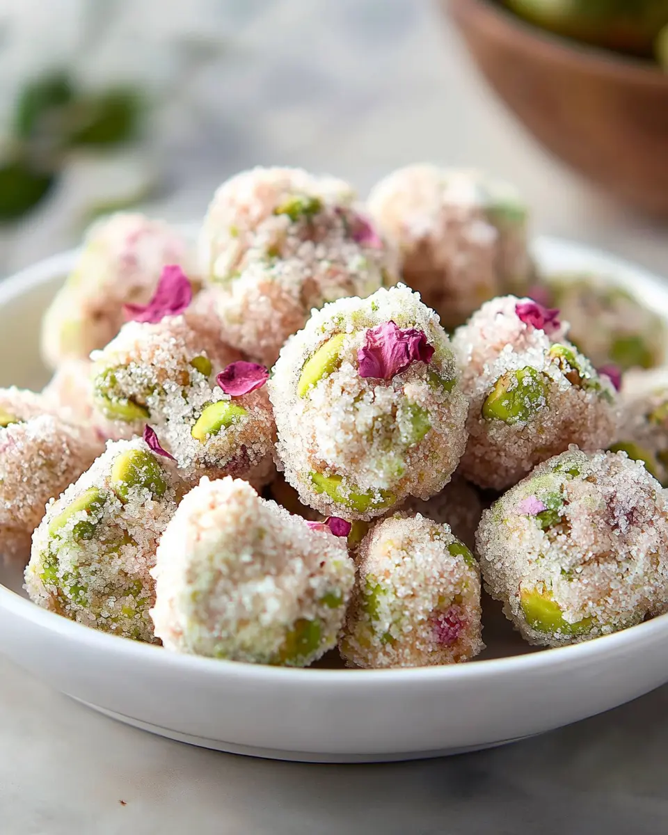 Pistachio Rose Snow Dust Clusters First Image First Image