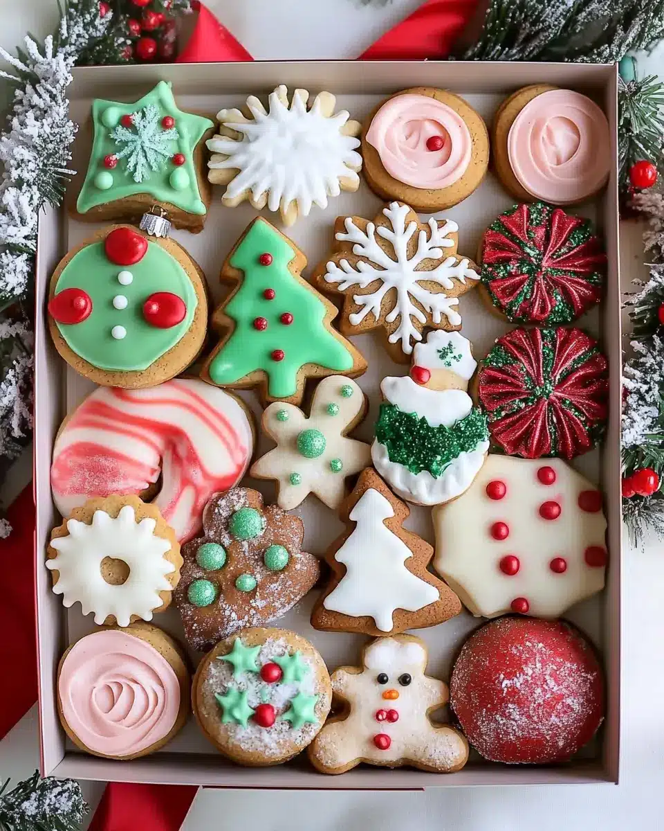 Christmas Cookie Box - 12 Delicious Recipes First Image First Image