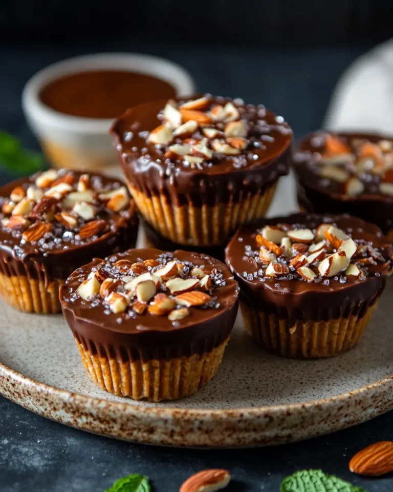 No-Bake Almond Praline Galaxy Cups First Image First Image