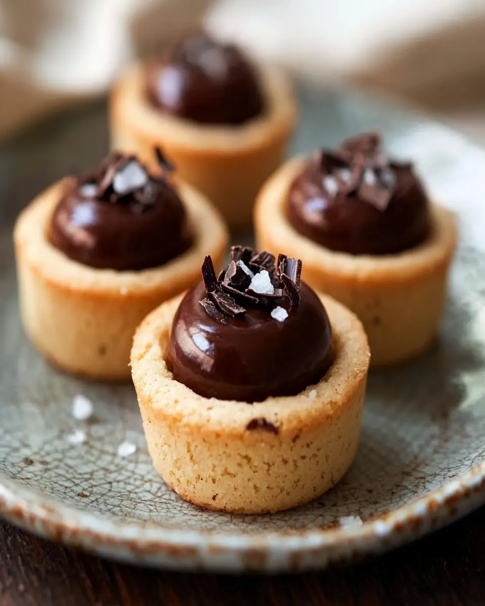 Buttery Ganache Cookie Cups First Image First Image