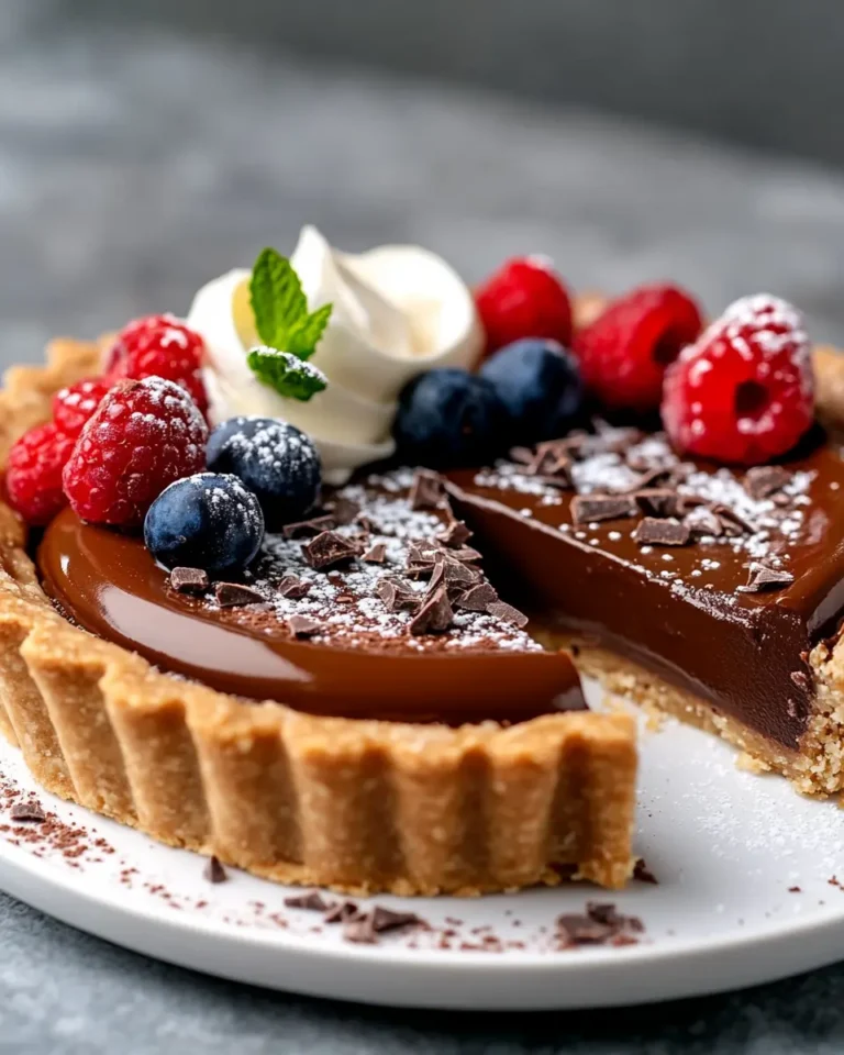 Baked Chocolate Tart First Image First Image