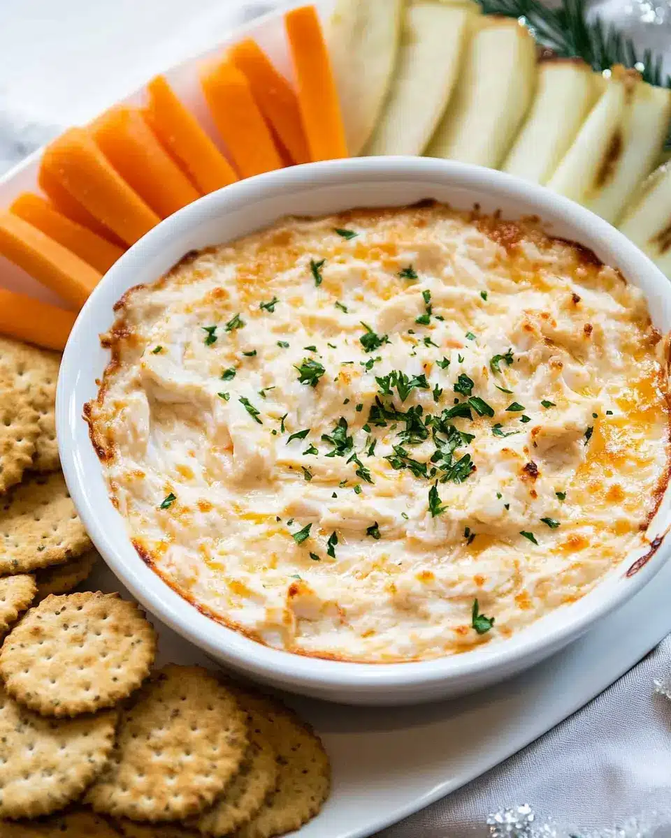 Winter Wonderland Hot Crab Dip First Image First Image