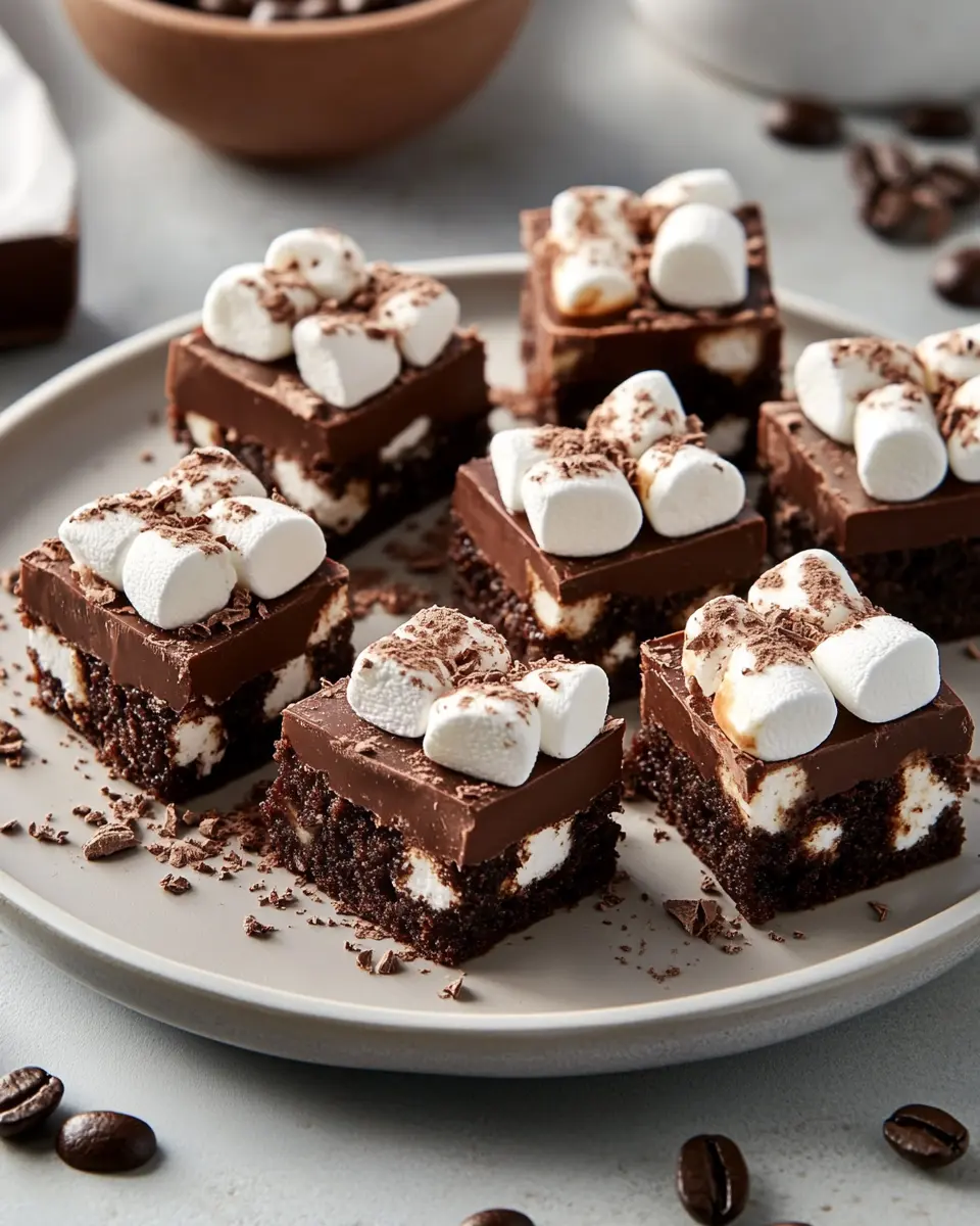 No-Bake Marshmallow Mocha Fudge Minis First Image First Image
