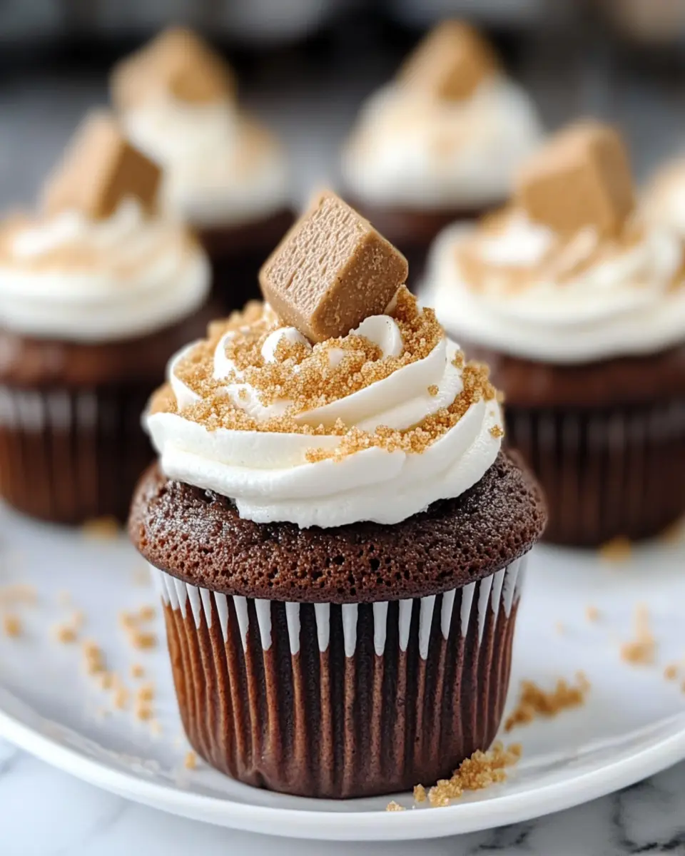 Sugar-free S'mores Cupcakes First Image First Image