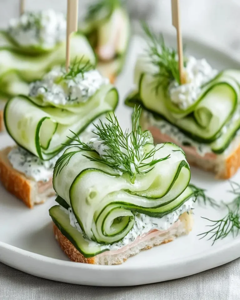 Keto Cucumber Sandwiches First Image First Image
