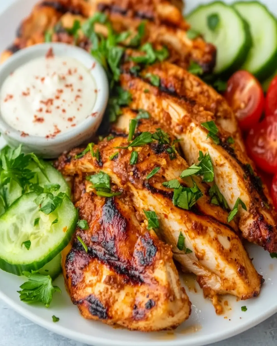 Keto Chicken Shawarma with Garlic Sauce First Image First Image