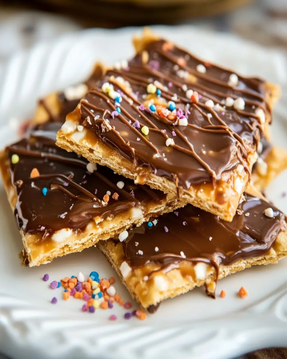 Saltine Cracker Brickle First Image First Image