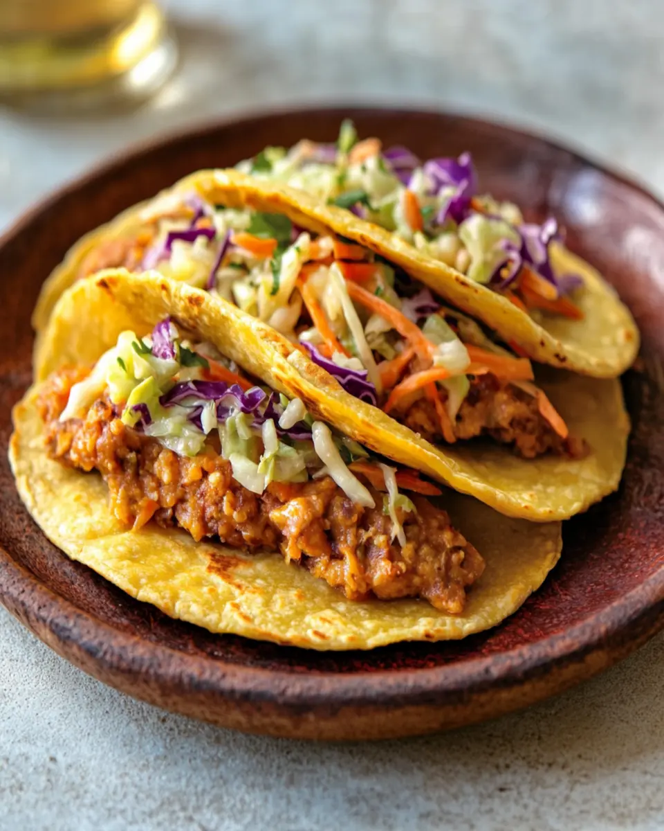 Salvadoran Stuffed Corn Tortillas with Cabbage Slaw First Image First Image