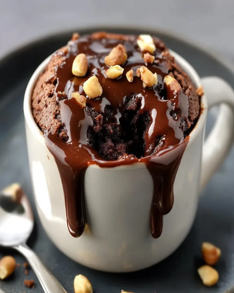Keto Peppercorn Sauce Peanut Butter Chocolate Lava Mug Cake First Image First Image