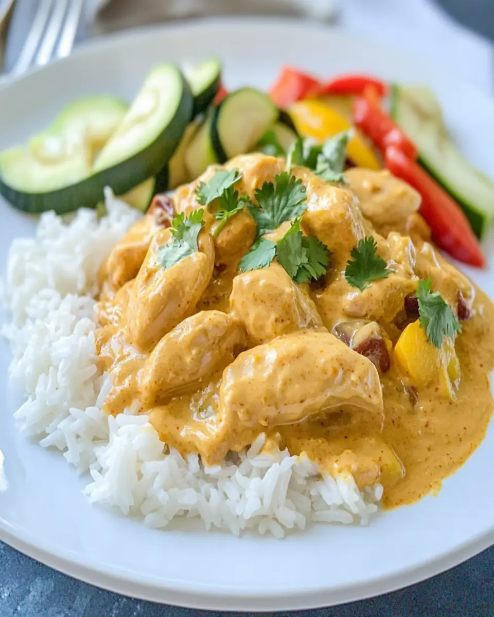 Peruvian Creamy Chicken in Chili Sauce First Image First Image