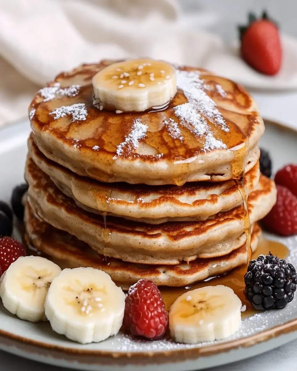 Sesame & cinnamon pancakes First Image First Image