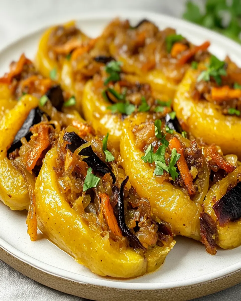 Puerto Rican Stuffed Mashed Plantains First Image First Image