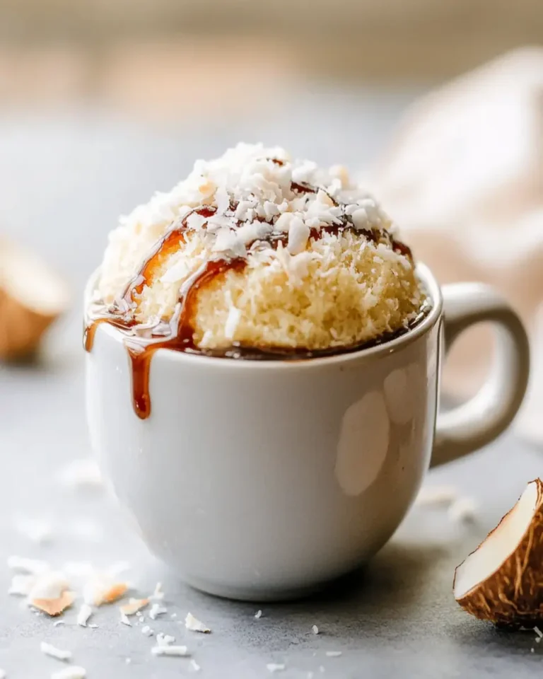 Keto Coconut Mug Cake First Image First Image