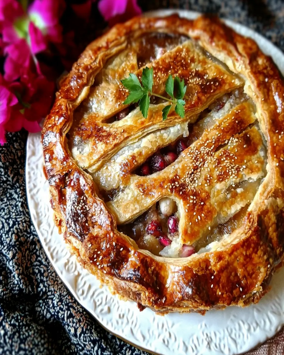 Moroccan Sweet and Savory Pigeon Pie First Image First Image