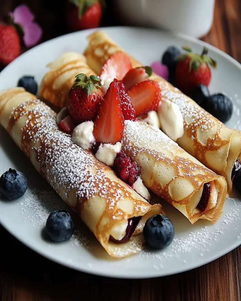 Amaretto Crepes First Image First Image