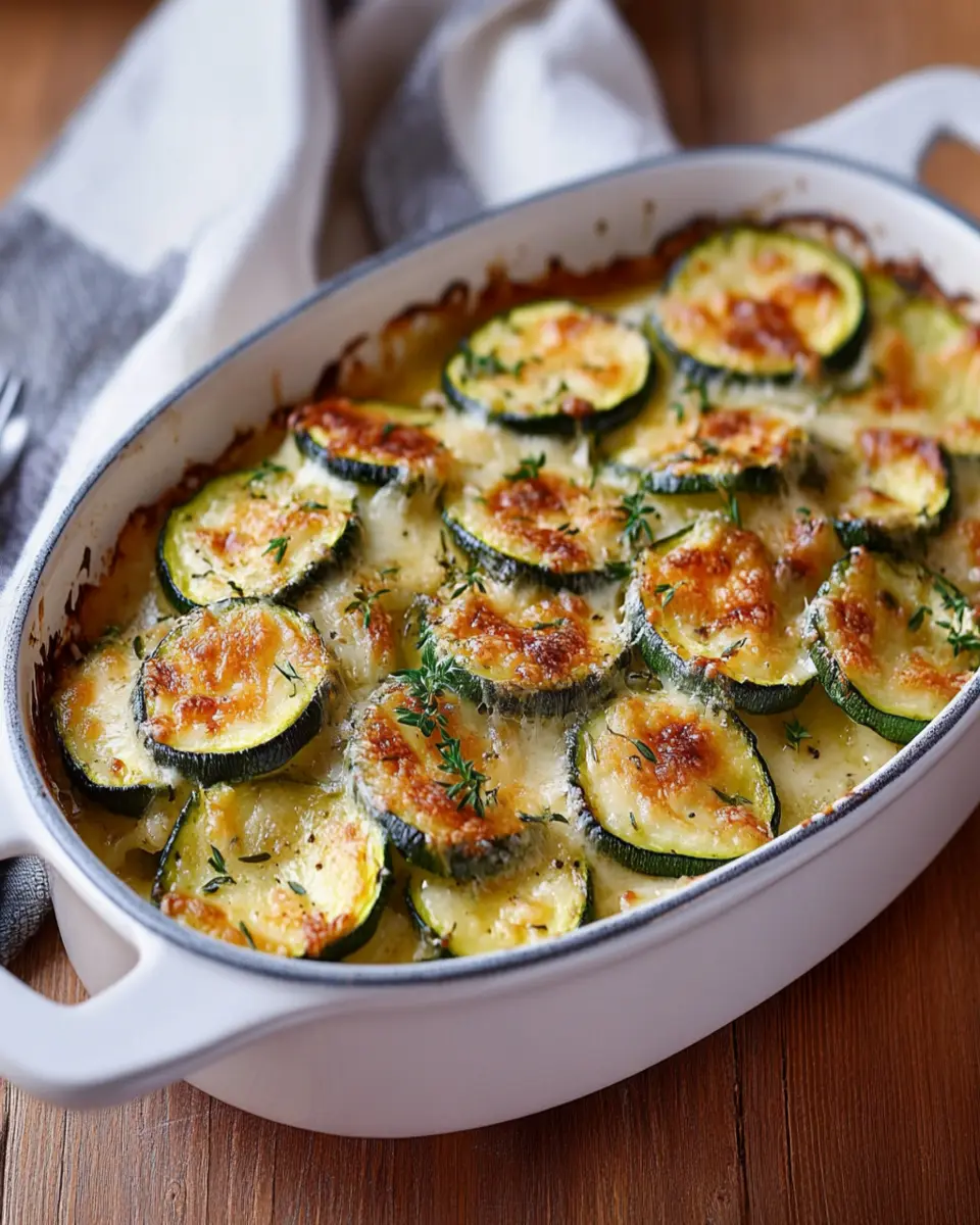 Baked courgette gratin First Image First Image