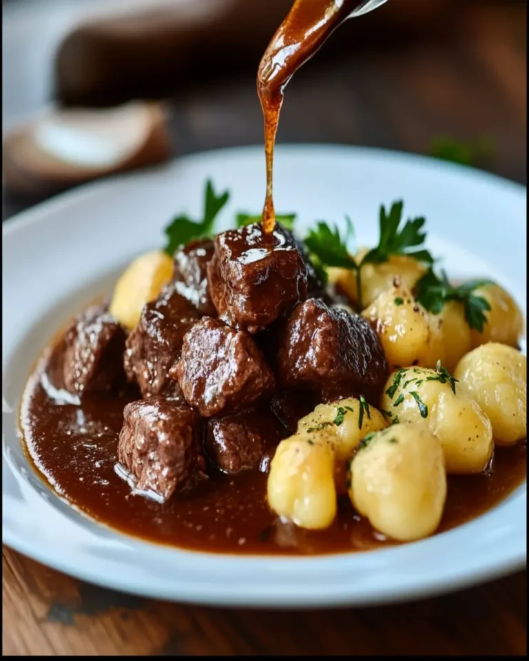 Croatian Beef in Sweet Sauce with Gnocchi First Image First Image