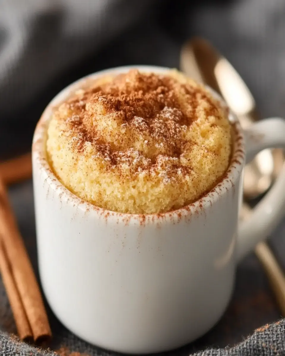 Keto Snickerdoodle Mug Cake First Image First Image