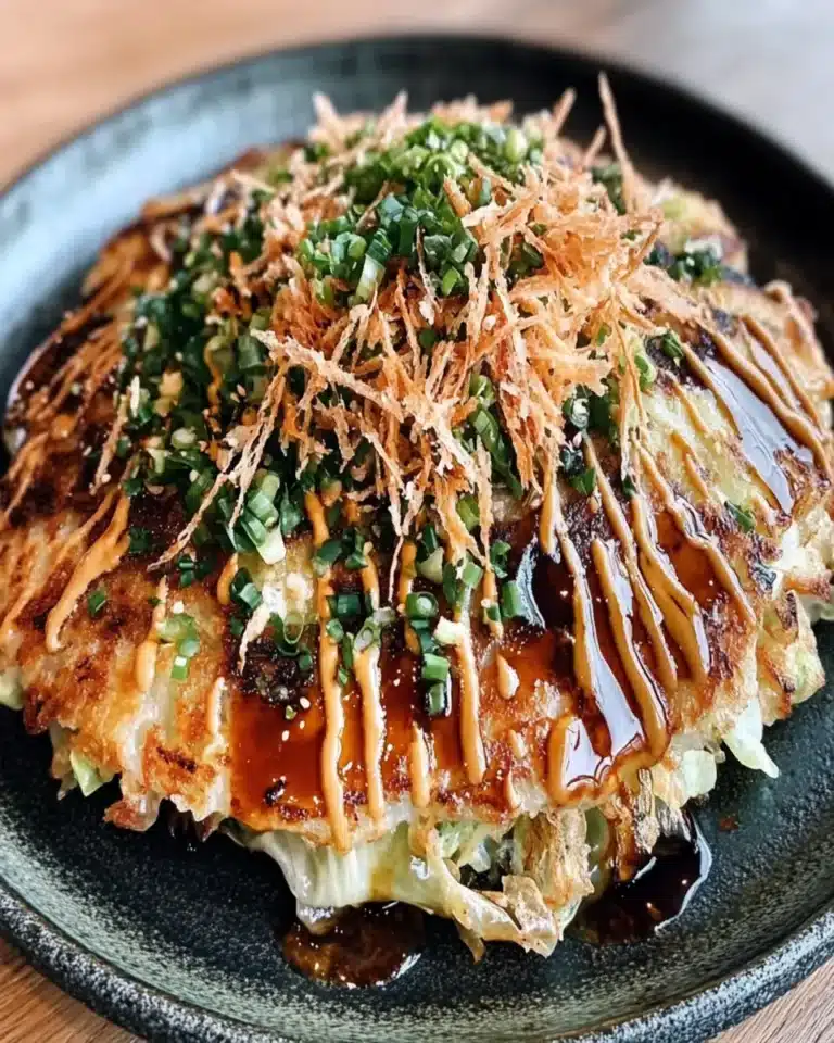 Japanese Savory Cabbage Pancake First Image First Image