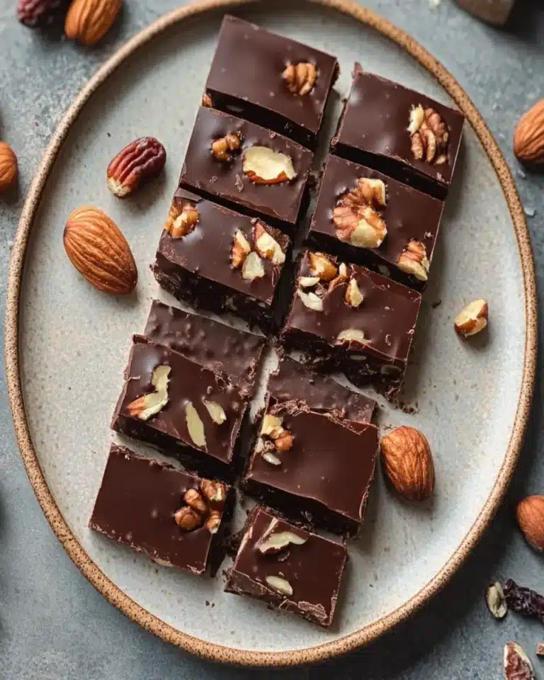 No-Bake Date & Nut Chocolate Bars First Image First Image