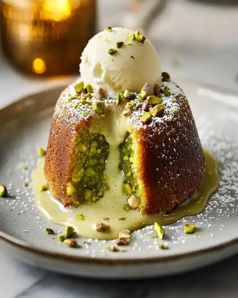 Molten Pistachio Lava Cakes First Image First Image